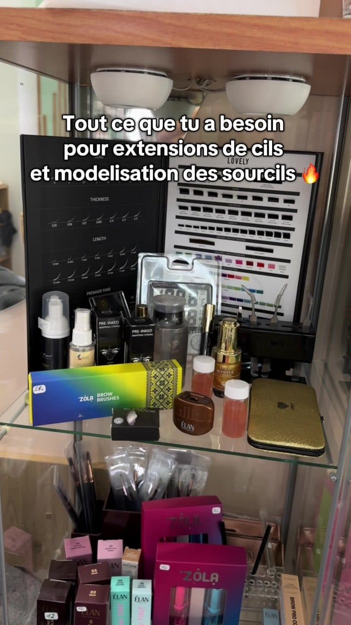Tout ce qu'il vous faut pour les cils et les sourcils — vidéo TikTok